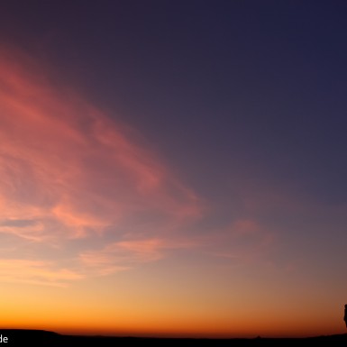 Sonnenuntergang auf dem Ipf